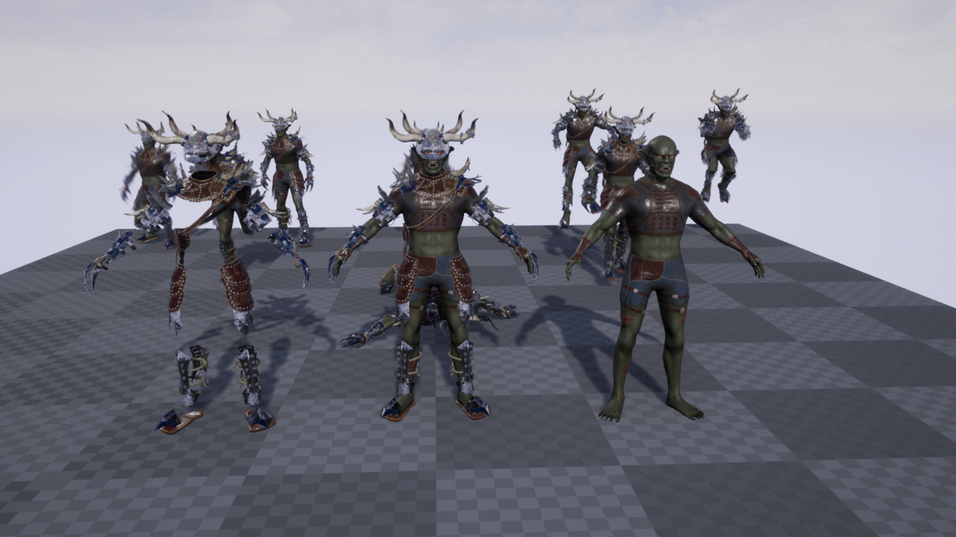 Destroyer Low-poly 3D model_18