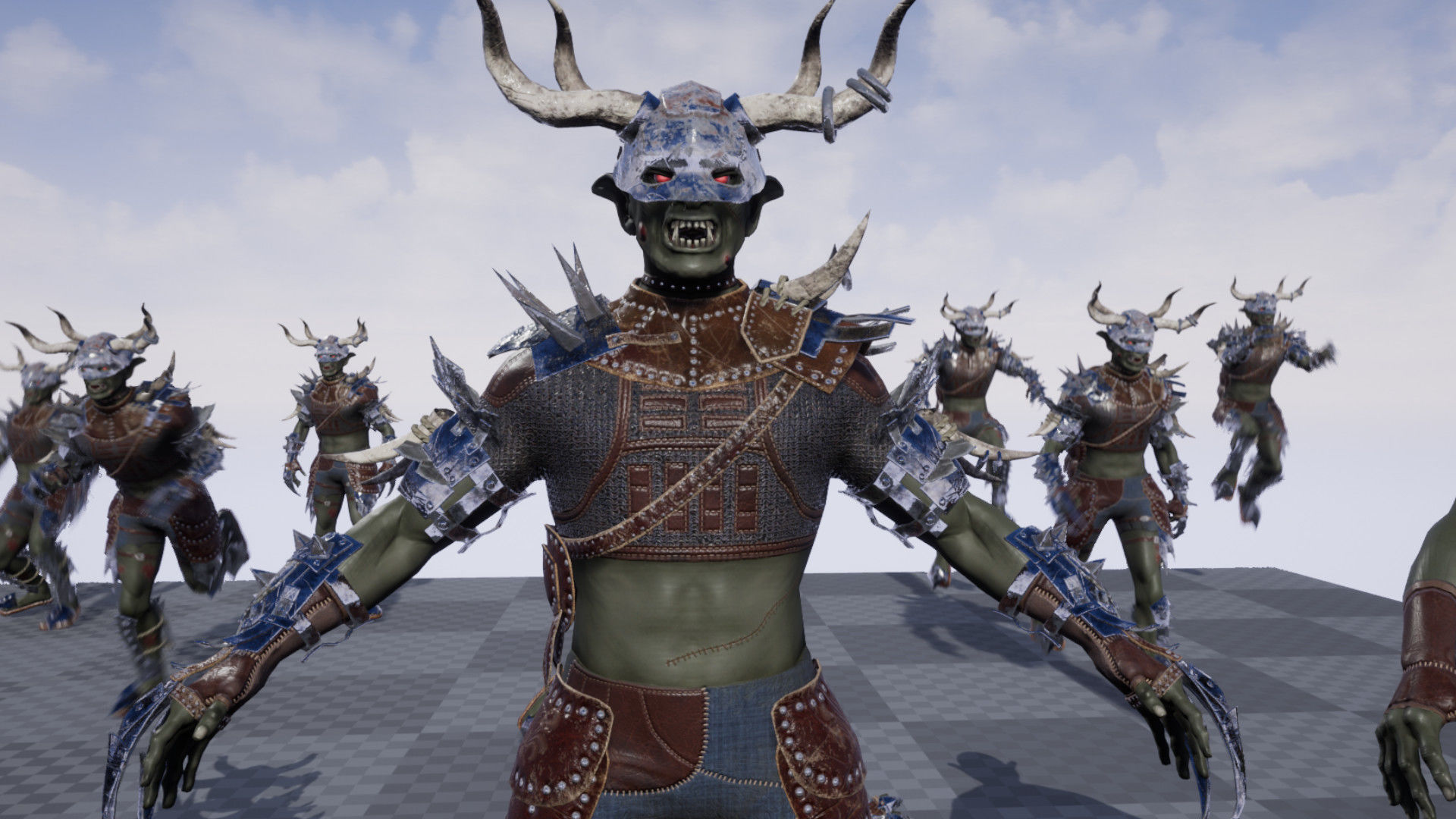 Destroyer Low-poly 3D model_16