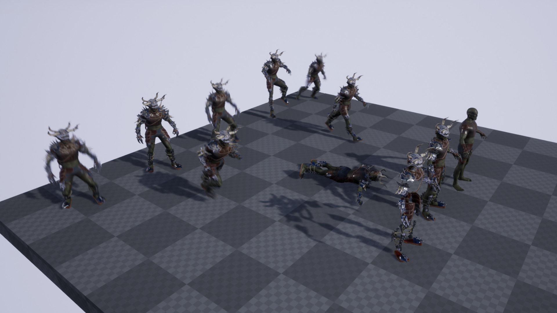 Destroyer Low-poly 3D model_17