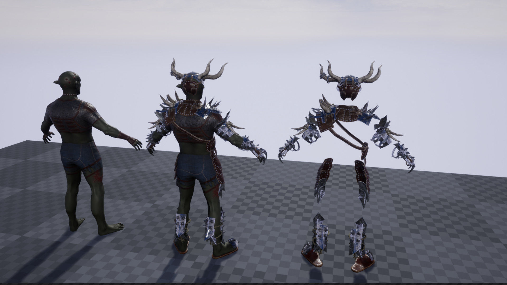 Destroyer Low-poly 3D model_19