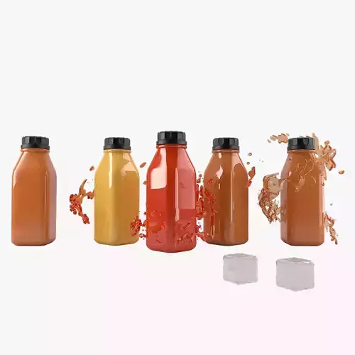 Juice Bottle 3D model
