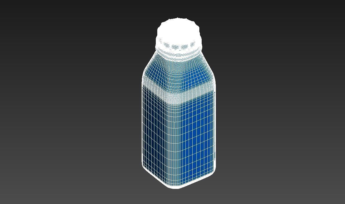 Juice Bottle 3D model_13