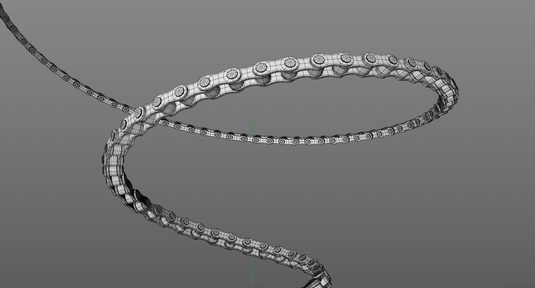 Bike gears and chain 3D model_5