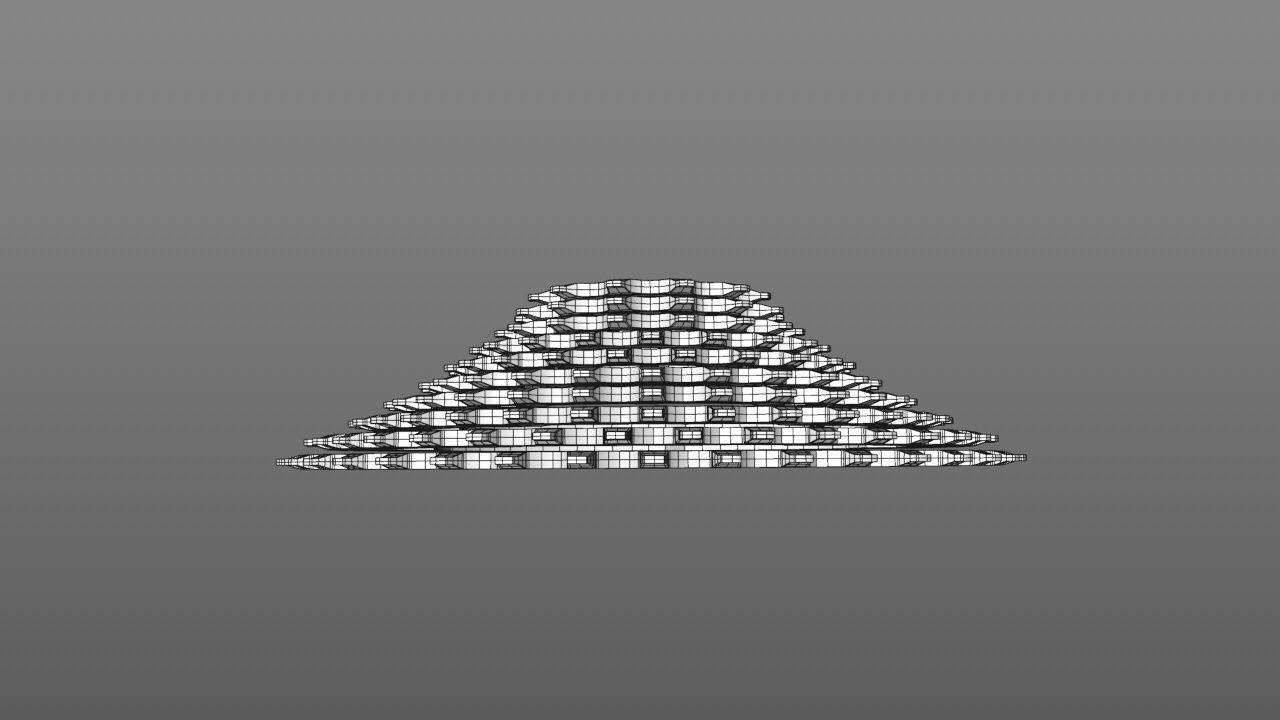 Bike gears and chain 3D model_2