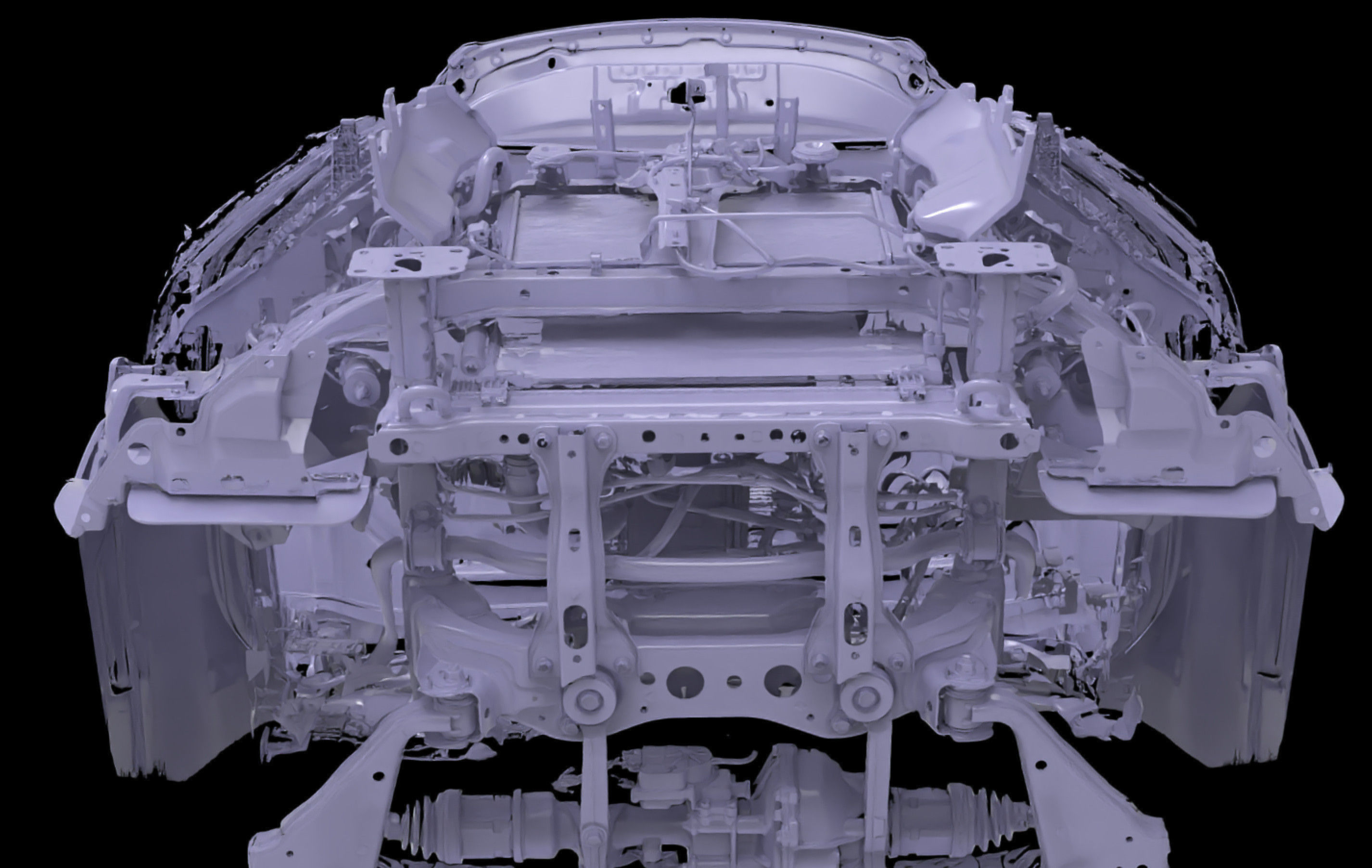 Toyota Hilux AN120 130 Native 3D front inside scan 2020 3D model_4