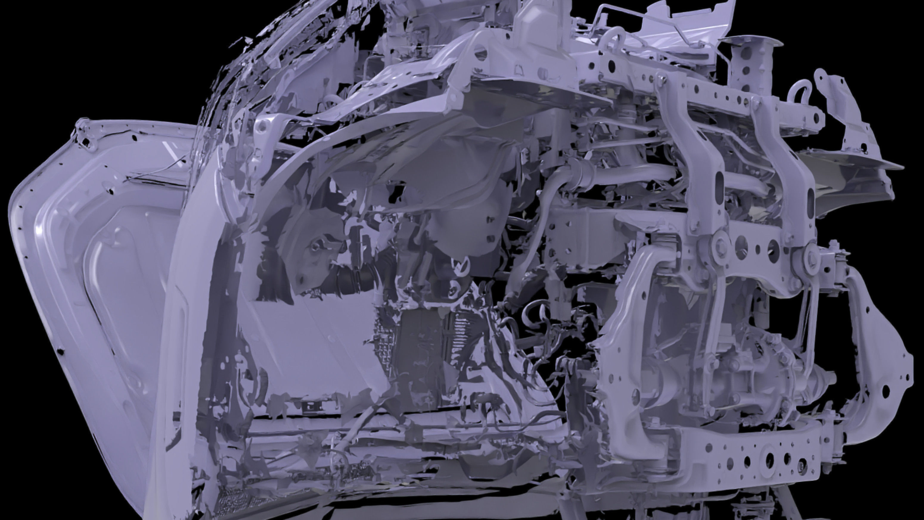 Toyota Hilux AN120 130 Native 3D front inside scan 2020 3D model_6