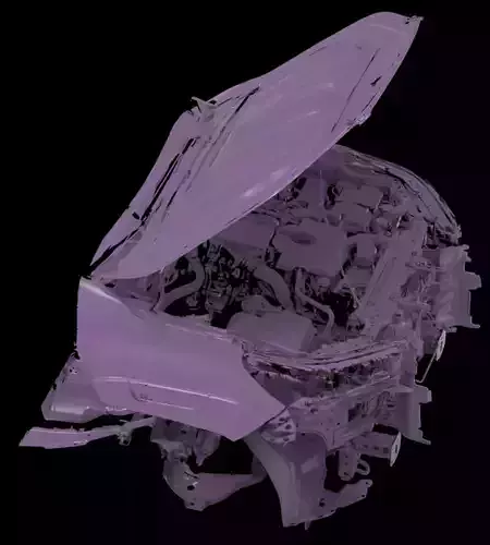 Toyota Hilux AN120 130 Native 3D front inside scan 2020