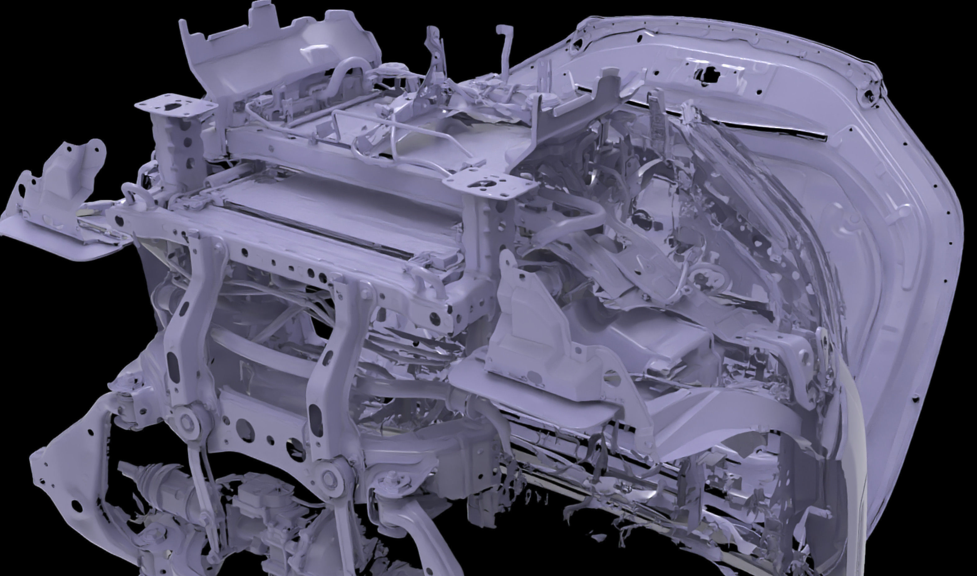 Toyota Hilux AN120 130 Native 3D front inside scan 2020 3D model_5