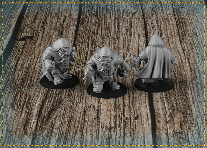 Dwarf Thief 3D print model