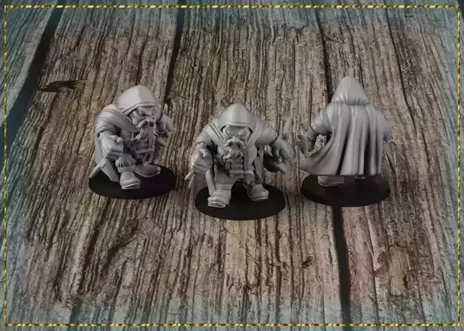 Dwarf Thief 3D print model