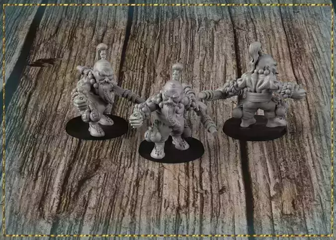 Dwarf Monk 3D print model