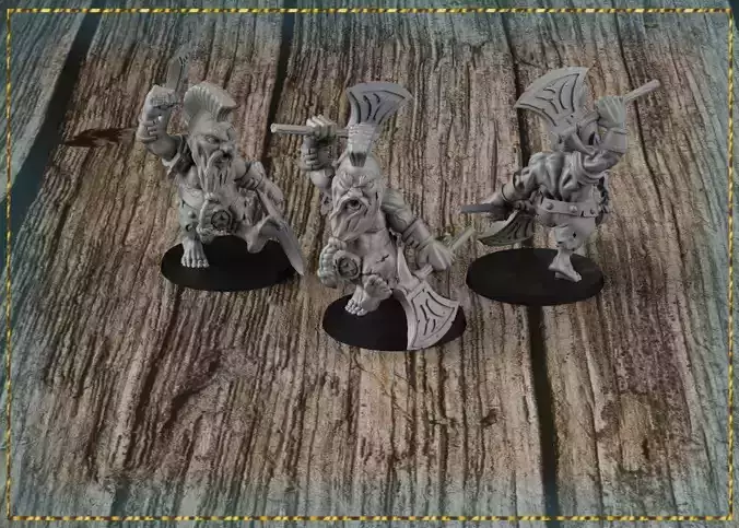 Dwarf Warrior 3D print model