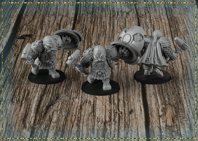 Dwarf Cleric 3D print model