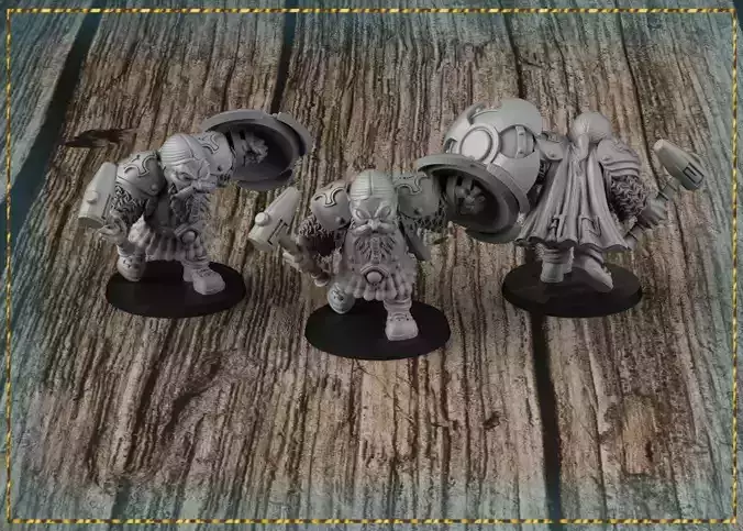 Dwarf Cleric 3D print model