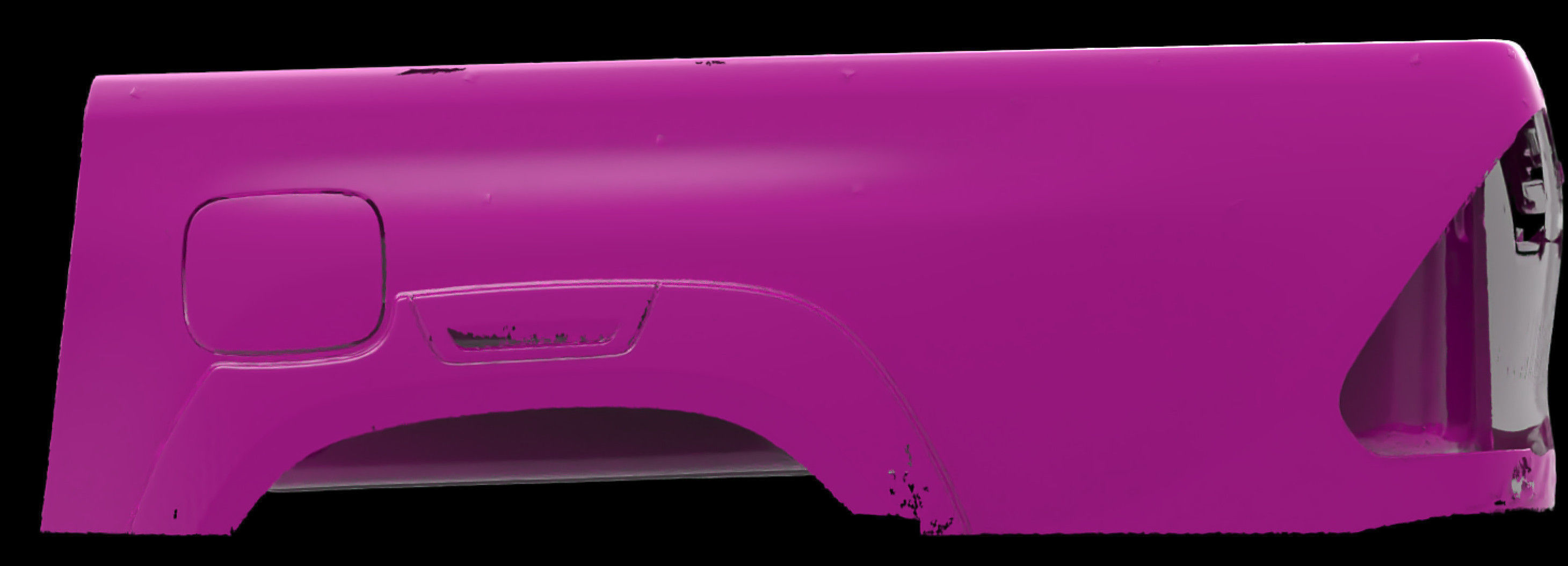 Toyota Hilux AN120 130 Native 3D scan truckbed closed 2020 3D model_4