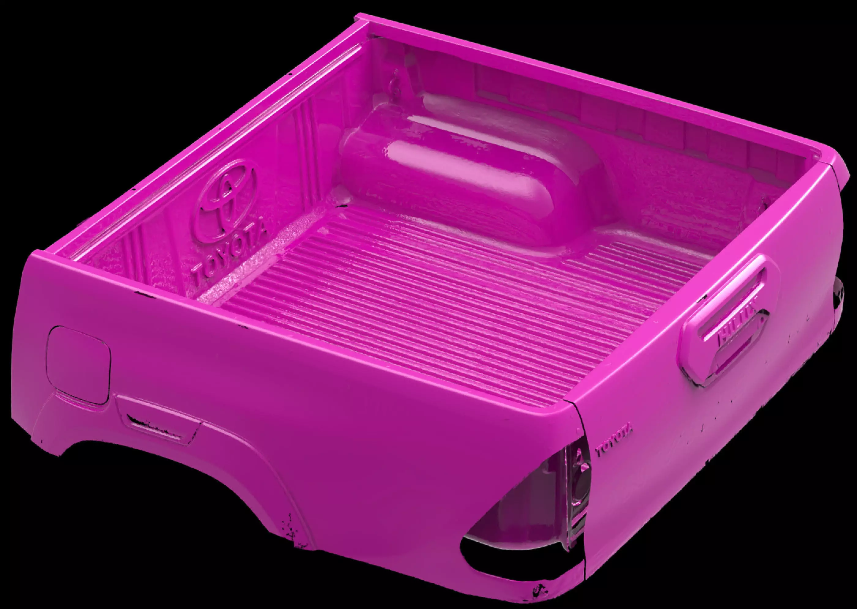 Toyota Hilux AN120 130 Native 3D scan truckbed closed 2020 3D model_0