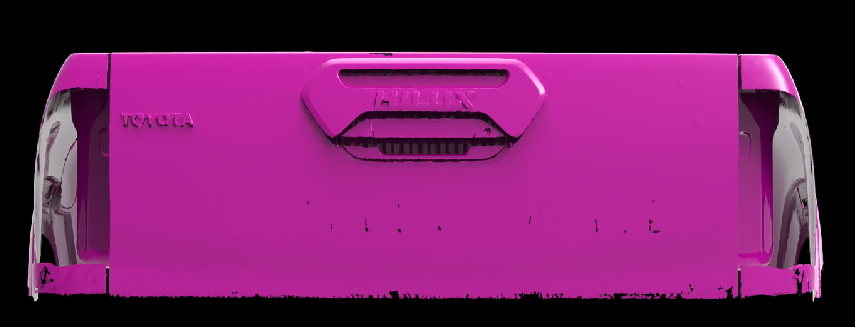 Toyota Hilux AN120 130 Native 3D scan truckbed closed 2020 3D model_2