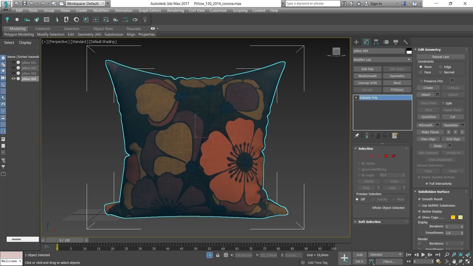 Decorative pillows Houzz set 130 3D model_8