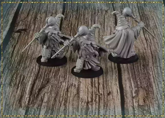 Dwarf Wizard 3D print model