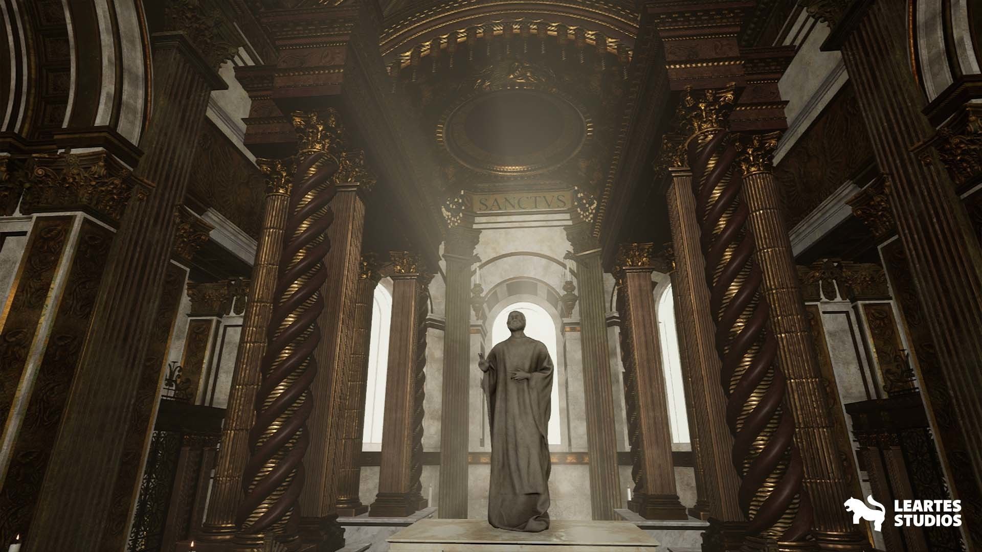 St Pauls Cathedral Environment Low-poly 3D model_12