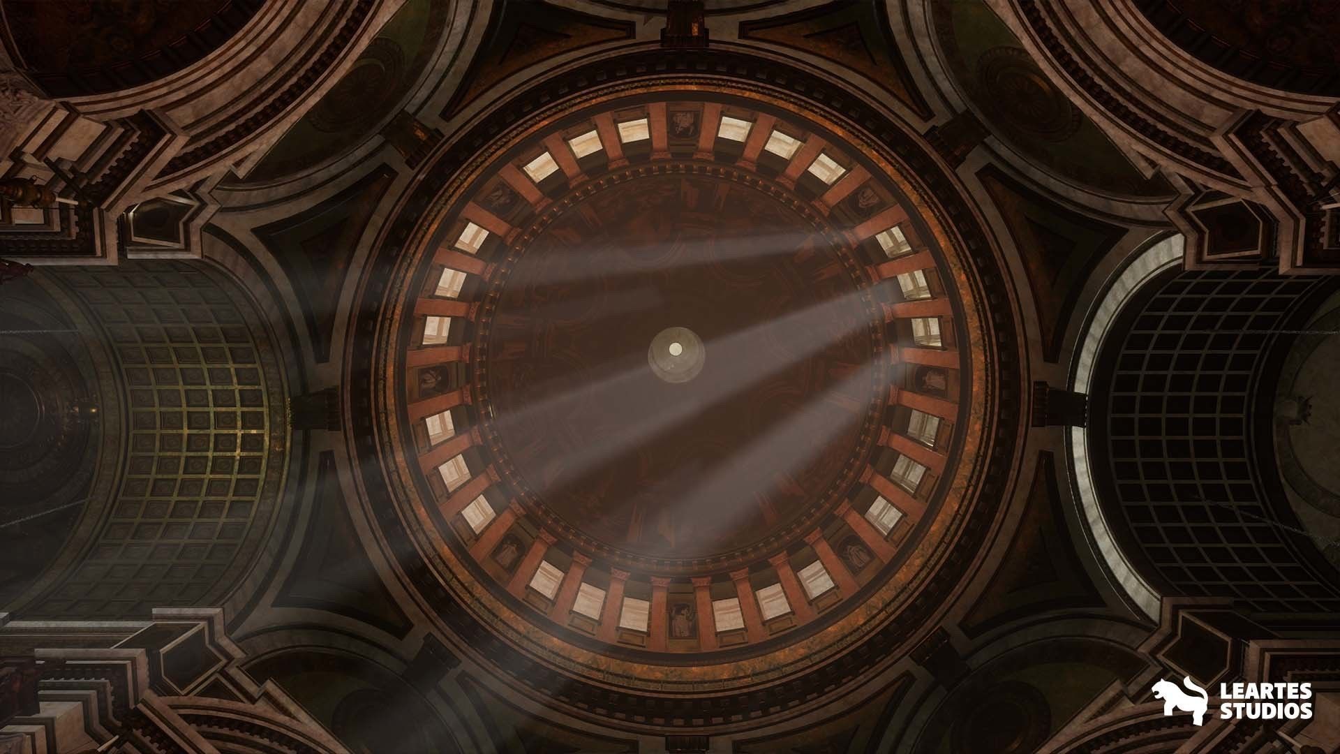 St Pauls Cathedral Environment Low-poly 3D model_13