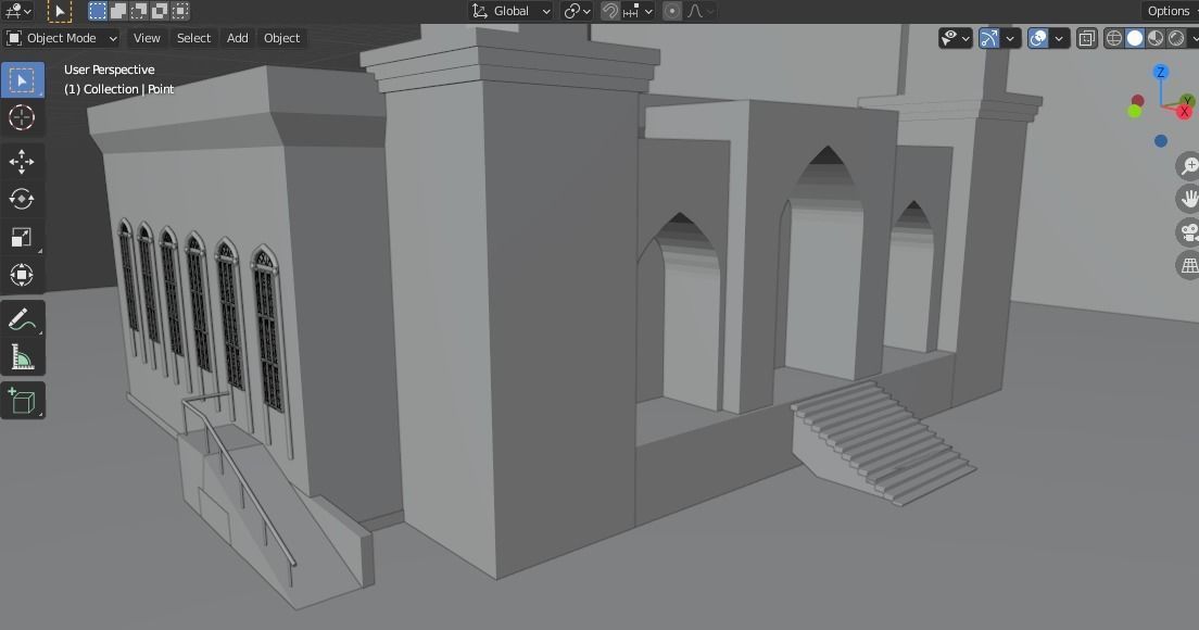 Mosque Model Free 3D model_2