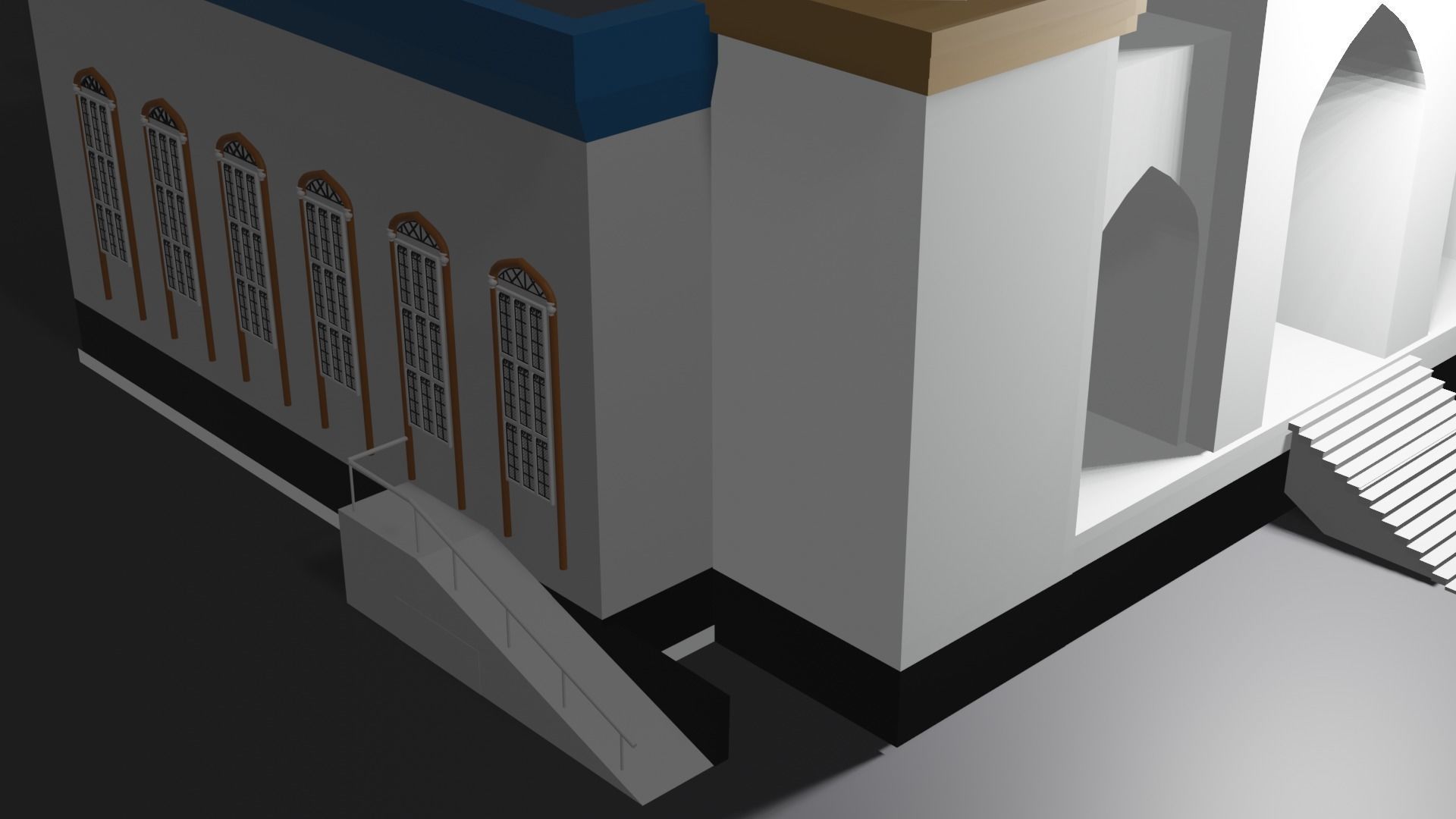 Mosque Model Free 3D model_3