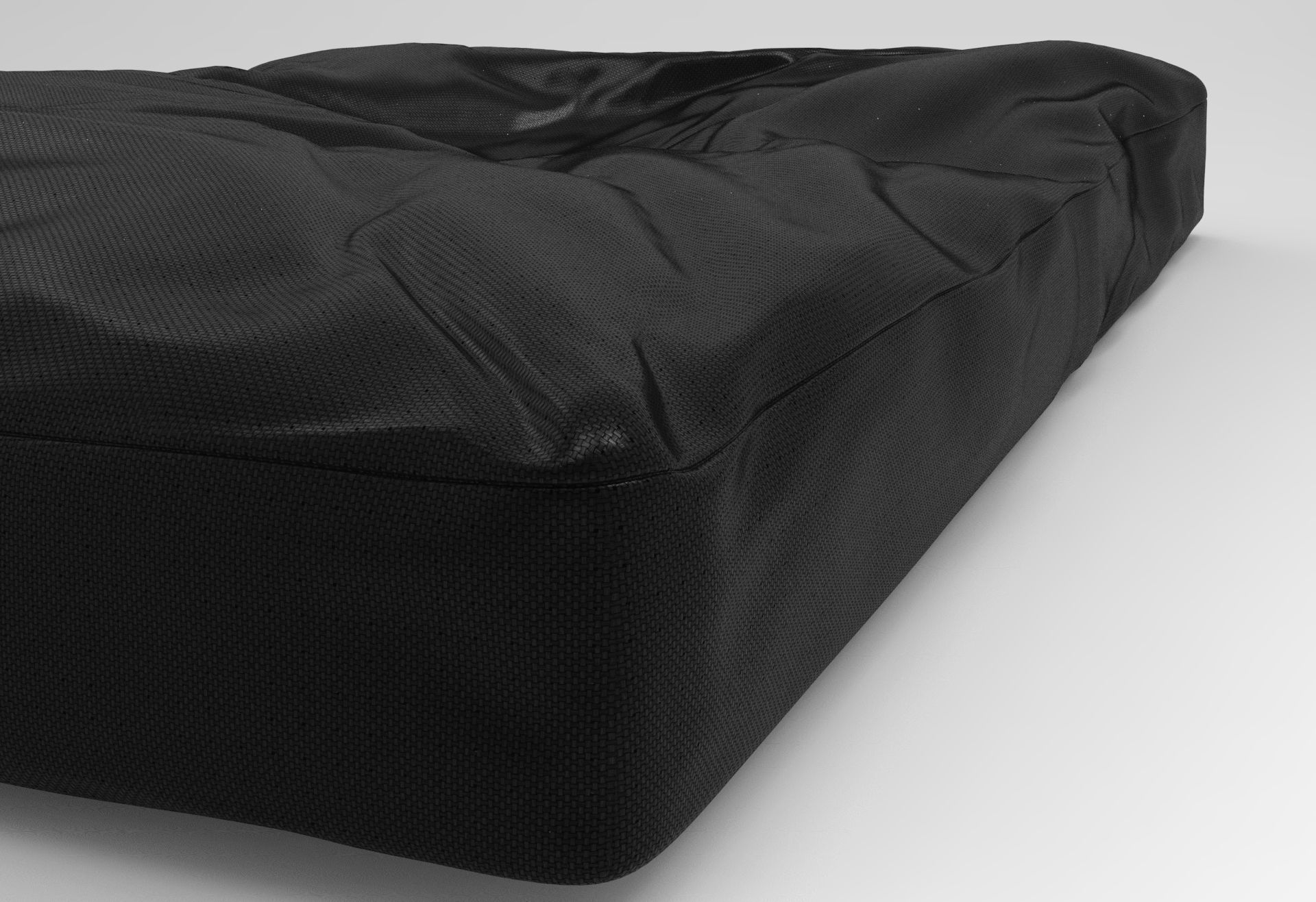 Doggie Dog Bed Low-poly 3D model_2