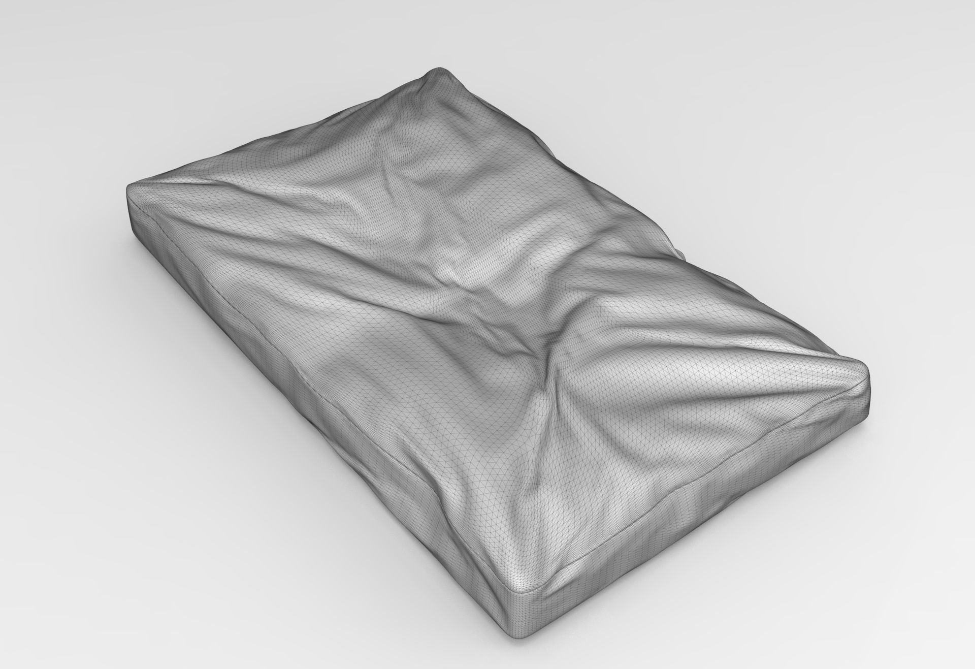 Doggie Dog Bed Low-poly 3D model_6