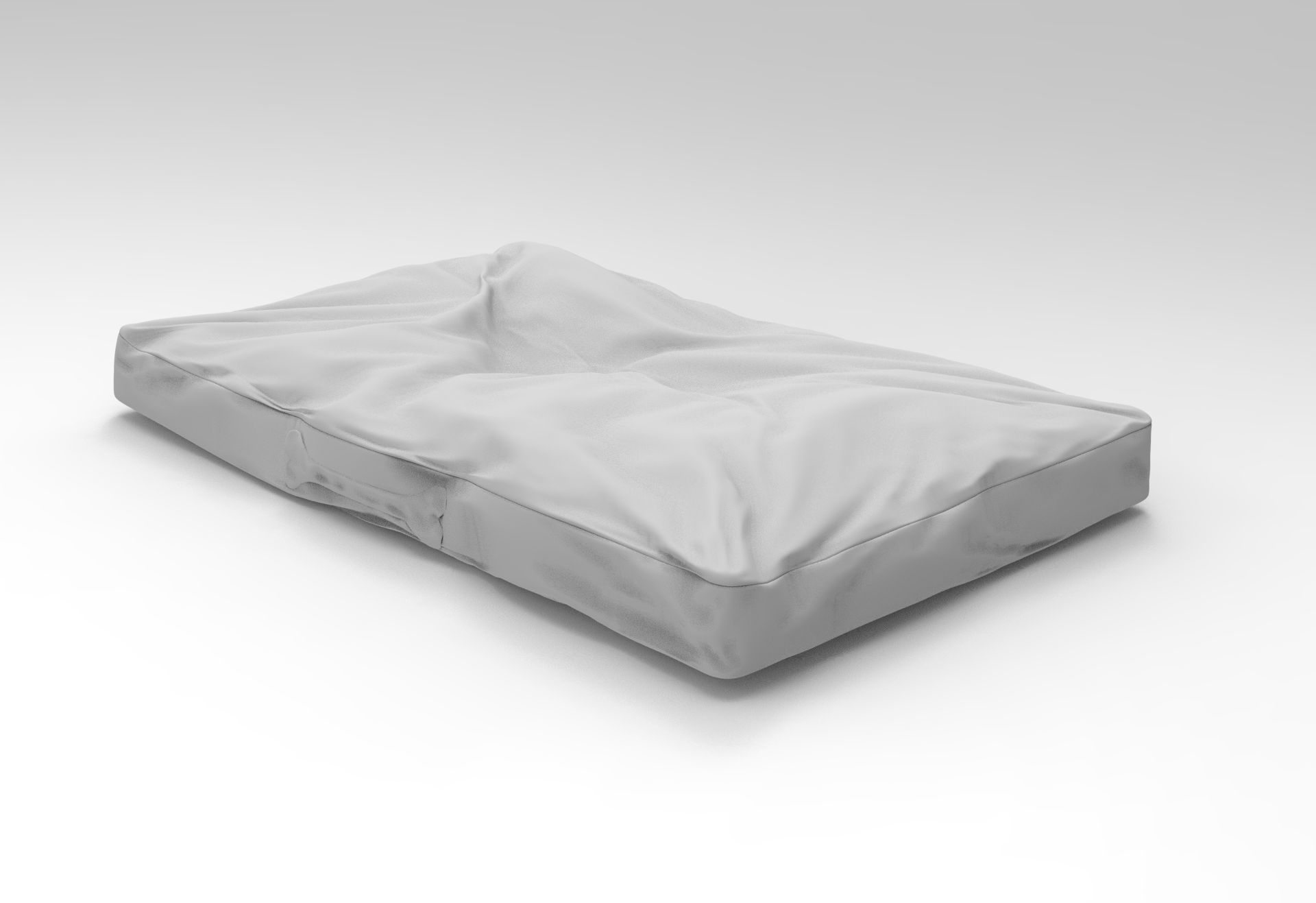 Doggie Dog Bed Low-poly 3D model_8