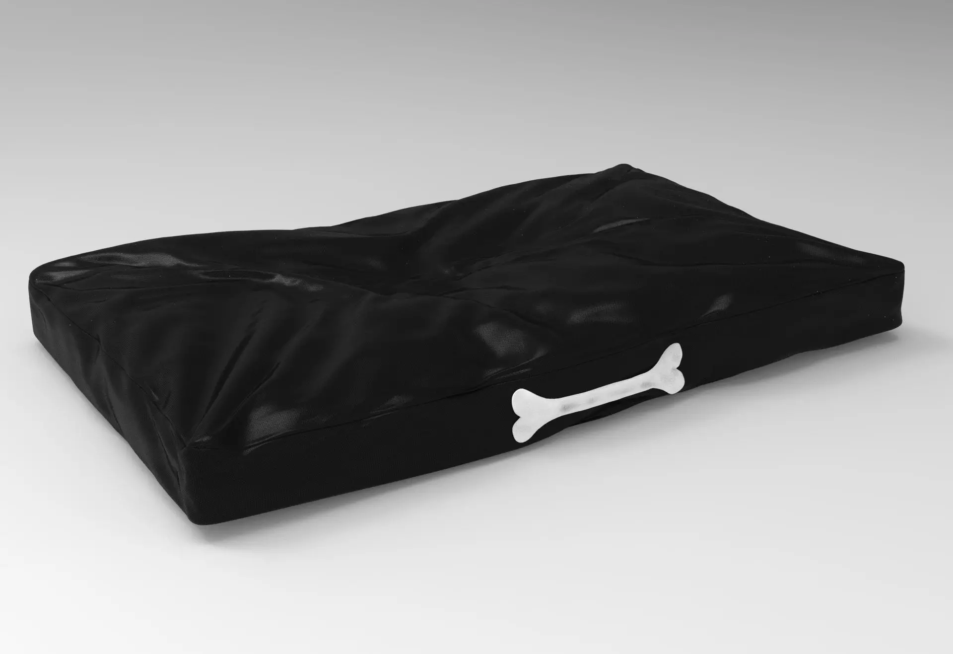 Doggie Dog Bed Low-poly 3D model_0