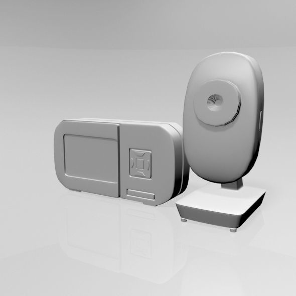 Baby Video Monitor and Digital Camera 03 3D model_24