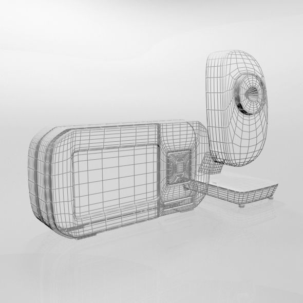 Baby Video Monitor and Digital Camera 03 3D model_9