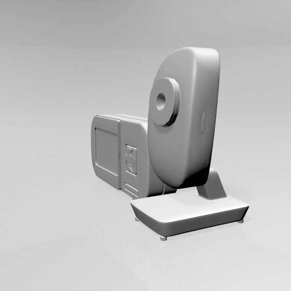 Baby Video Monitor and Digital Camera 03 3D model_23