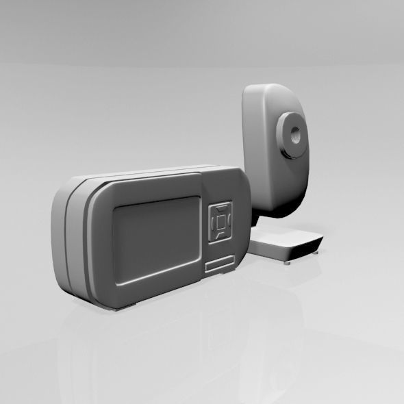 Baby Video Monitor and Digital Camera 03 3D model_15