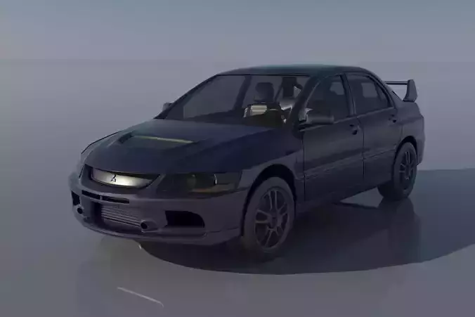 Mitsubishi Lancer Evolution 8 3D print model