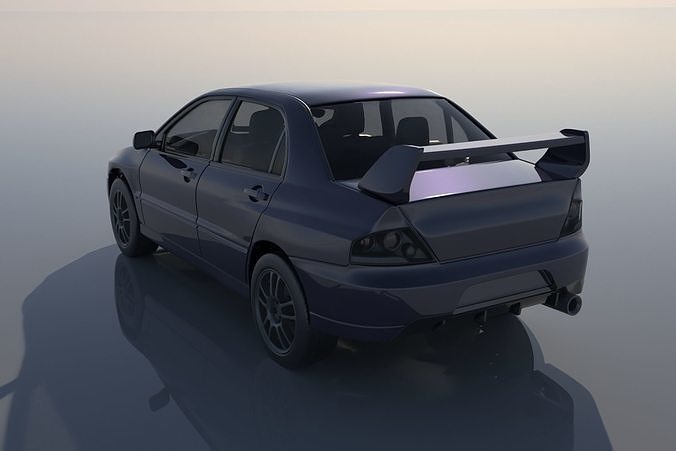 Mitsubishi Lancer Evolution 8 3D print model 3