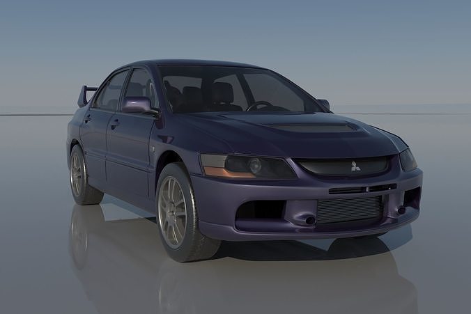 Mitsubishi Lancer Evolution 8 3D print model 7