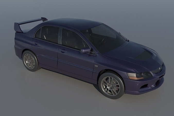 Mitsubishi Lancer Evolution 8 3D print model 6