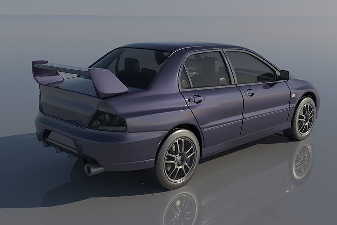 Mitsubishi Lancer Evolution 8 3D print model 4