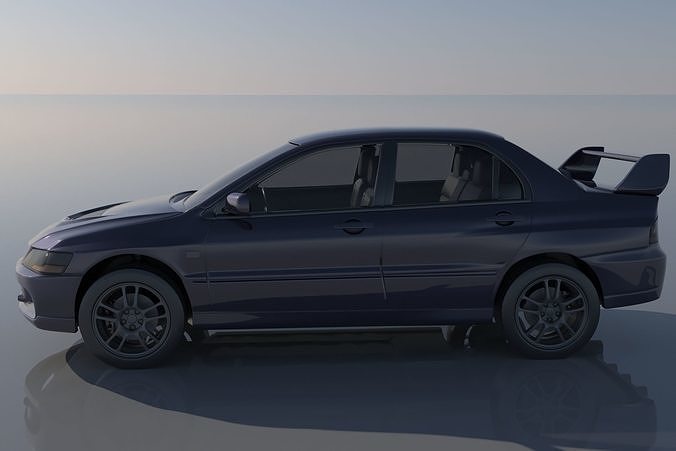 Mitsubishi Lancer Evolution 8 3D print model 2