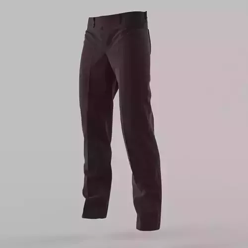 Trousers pair of pants in maroon