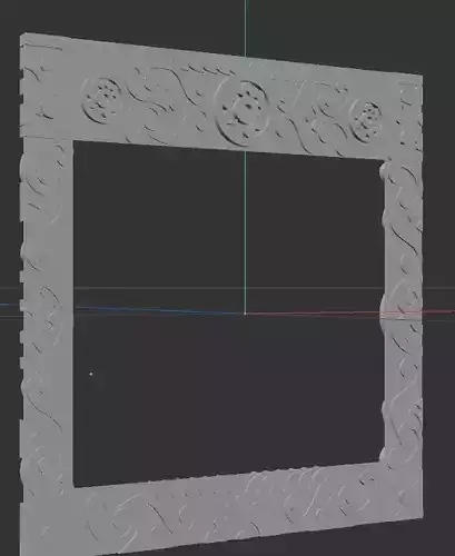 CNC MODEL ornate frame