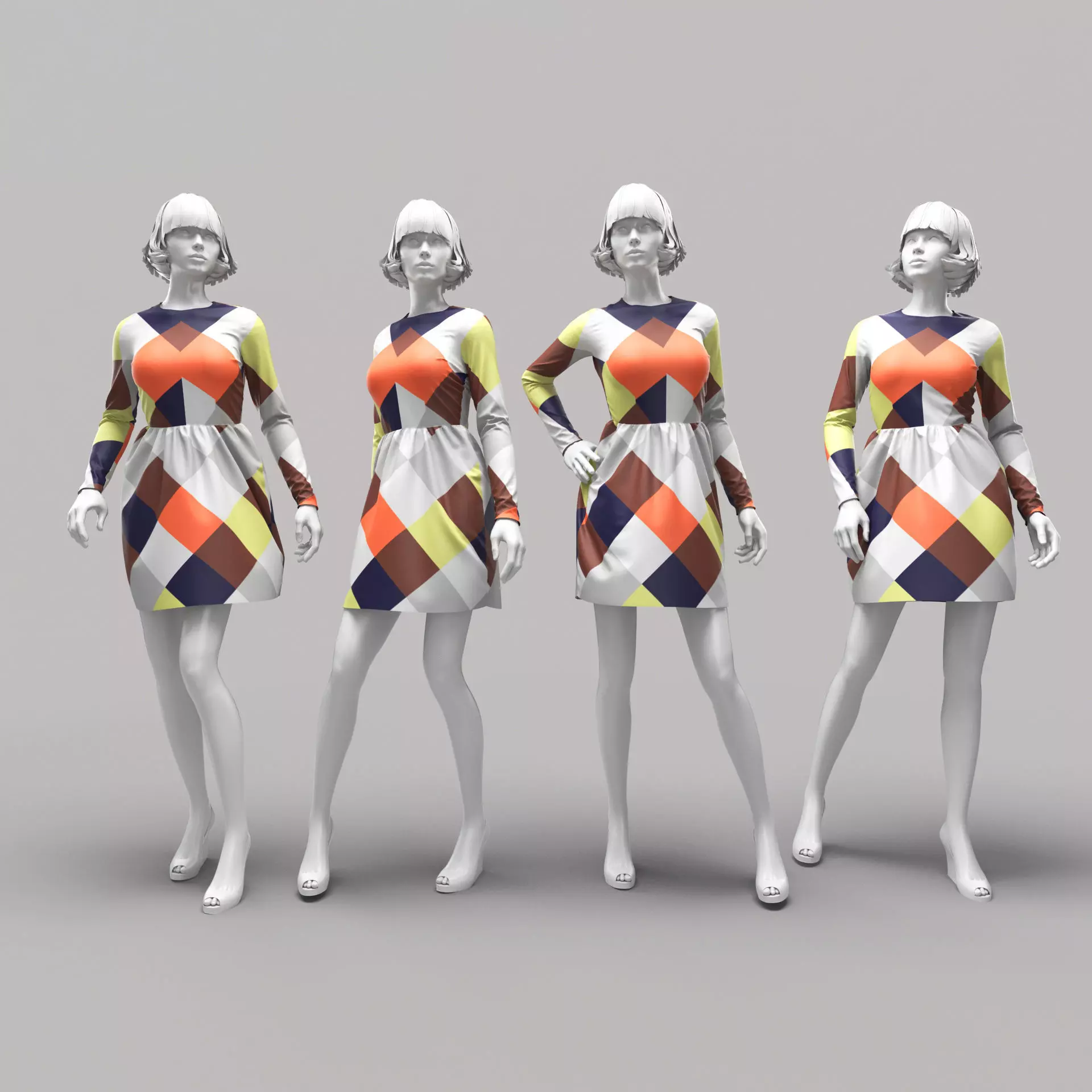 Woman Mannequin 1 3D model