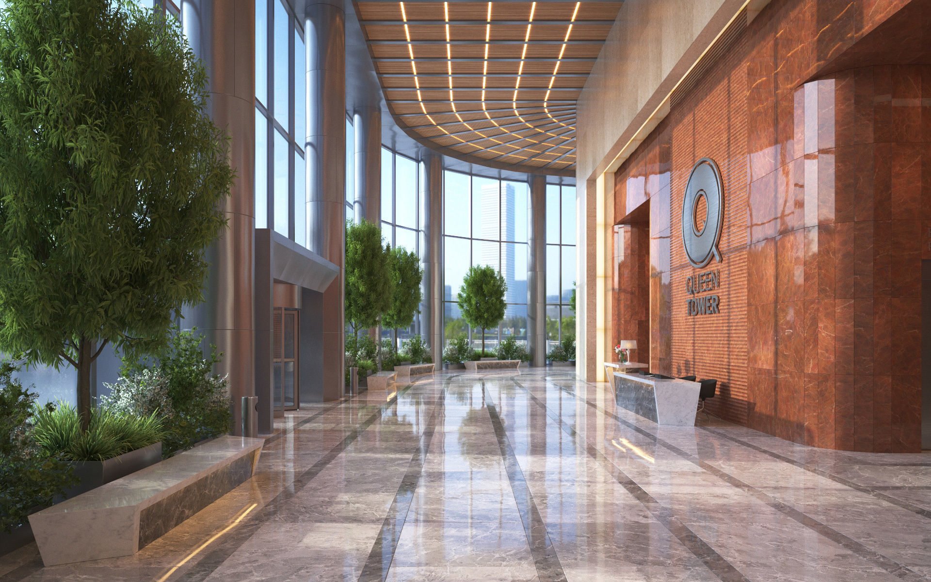 Archinteriors vol 63 - collection of public places 3D model_33