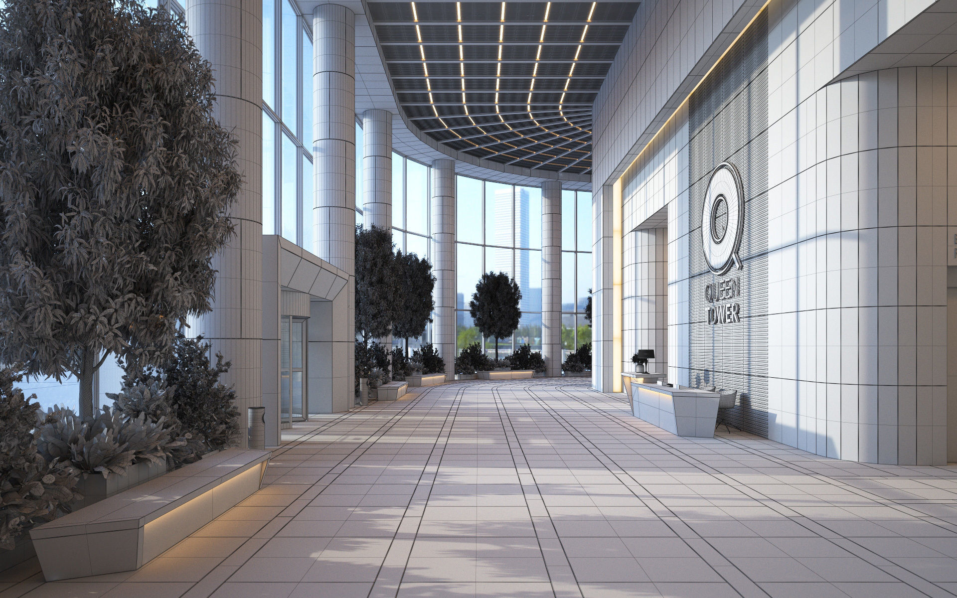 Archinteriors vol 63 - collection of public places 3D model_34