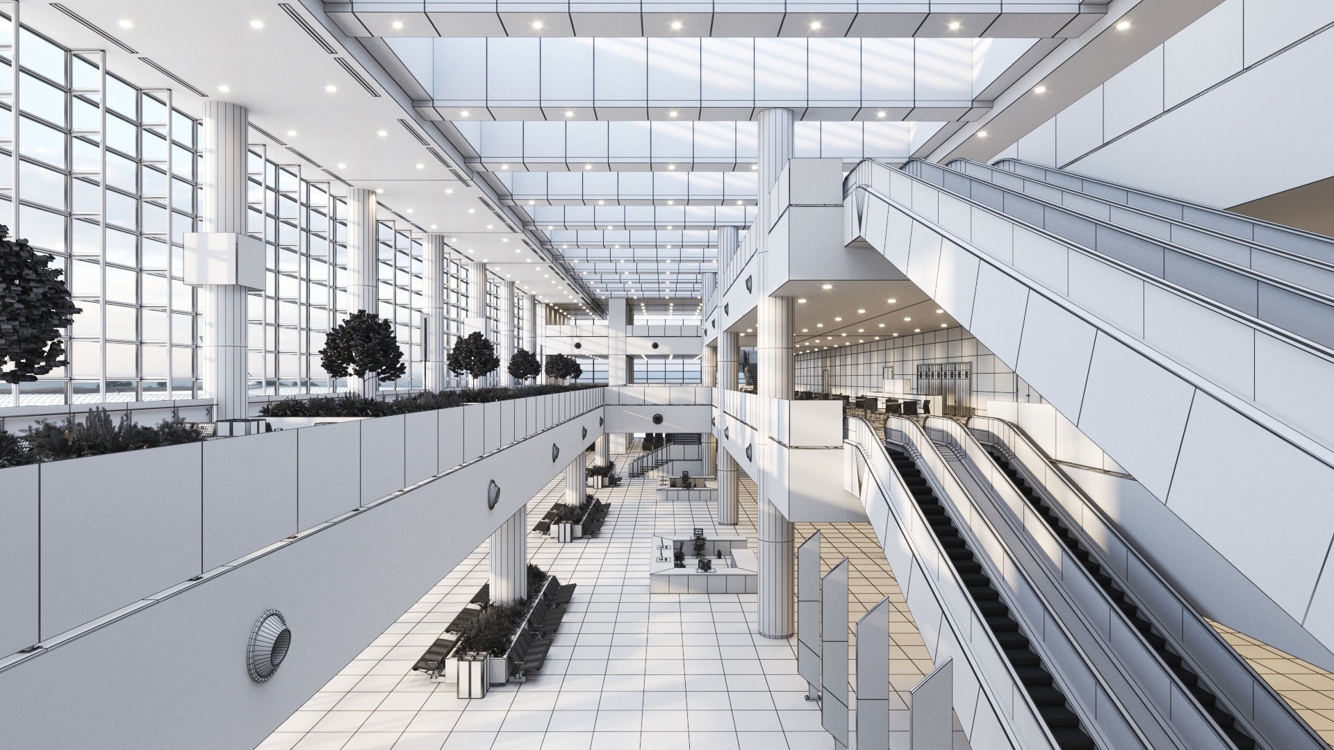 Archinteriors vol 63 - collection of public places 3D model_24