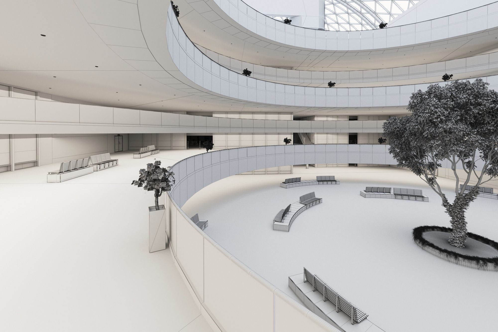 Archinteriors vol 63 - collection of public places 3D model_8