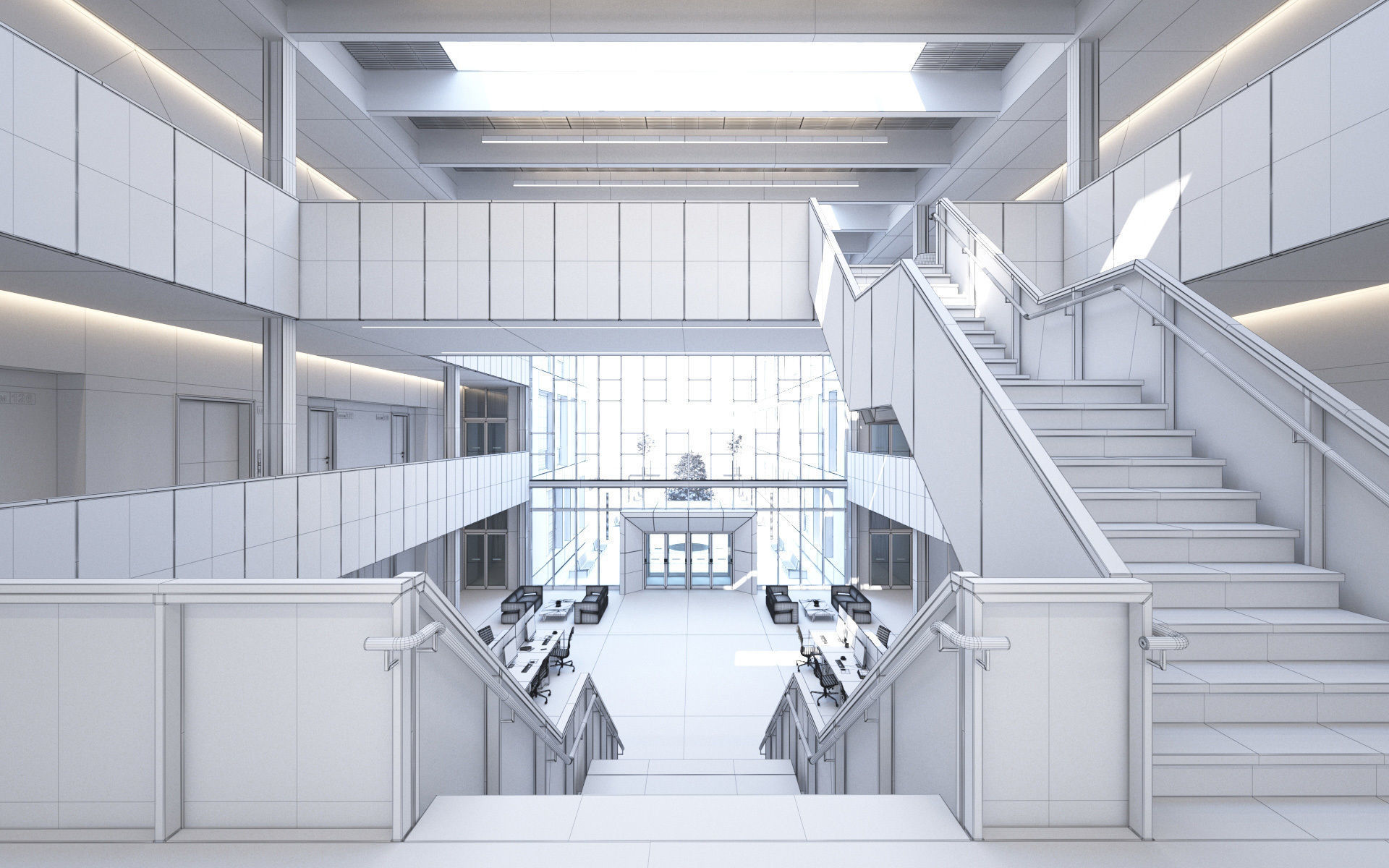 Archinteriors vol 63 - collection of public places 3D model_14