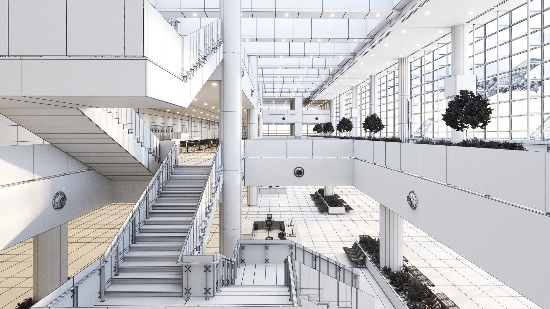 Archinteriors vol 63 - collection of public places 3D model_22